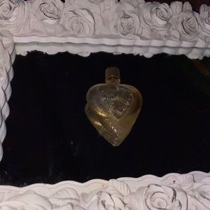 Rare Vintage Evyan Great Lady Heart Shaped lay down  Perfume Bottle